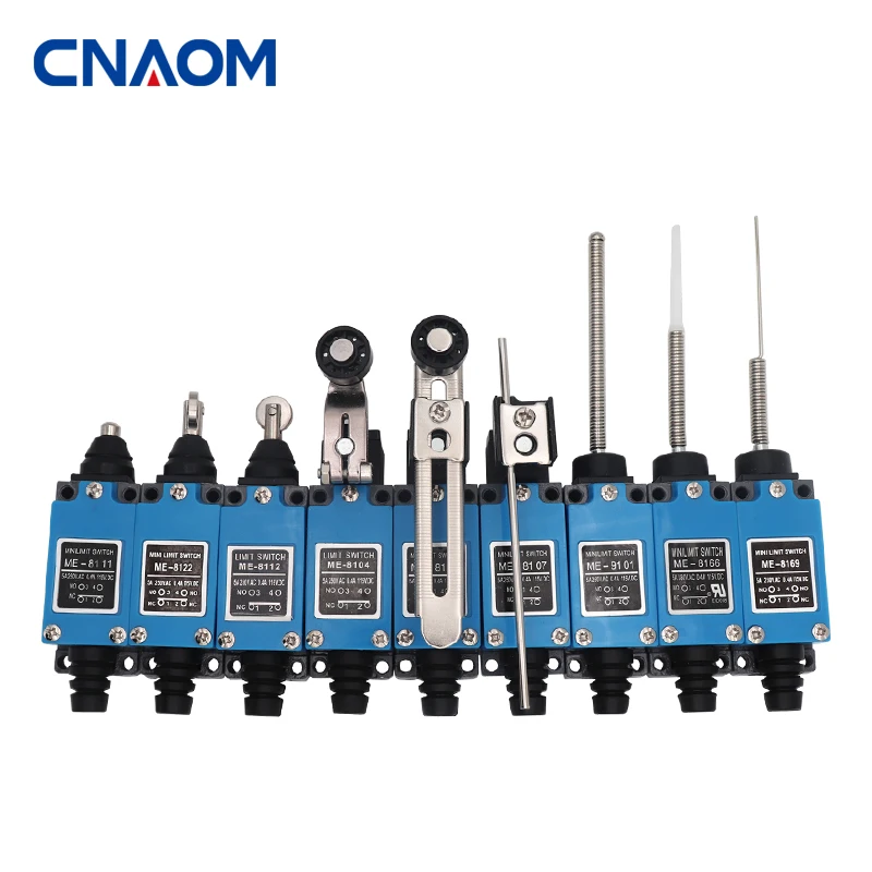 

CNAOM Limit-Switch ME-8104 Travel Switch Waterproof Momentary Self-reset Touch Controller AC250V 5A NO NC 8108 8111 8112 8122