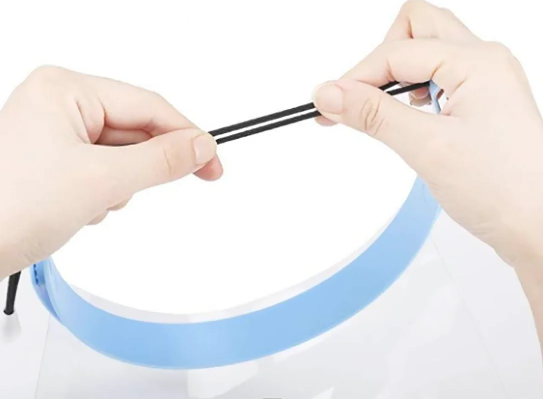 Dental Protective Full Shield with 5pcs Detachable Full Shield Anti-Fog Dustproof Replacement Covers Dentist Tools for Dentist