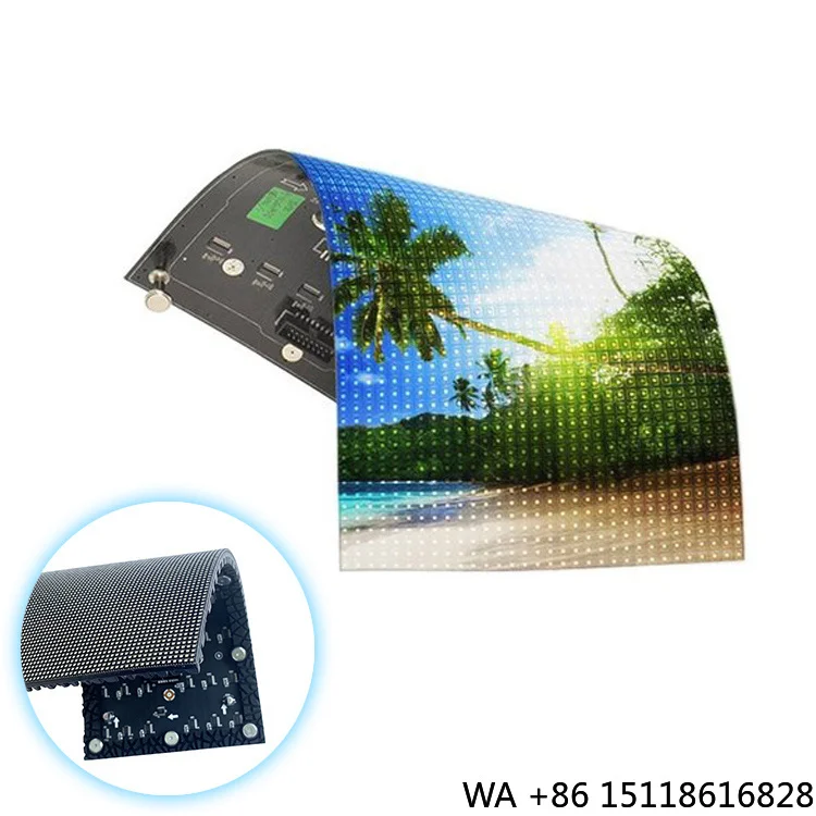 

Customized Flexible Led Module Advertising Screen P2.5 Flexible Led Letters Sign Panel Flexible Led Display