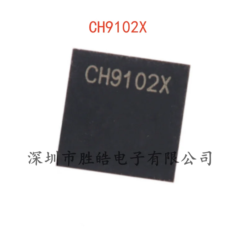 

(5PCS) NEW CH9102X 9102X USB To Serial Port Chip QFN-28 CH9102X Integrated Circuit