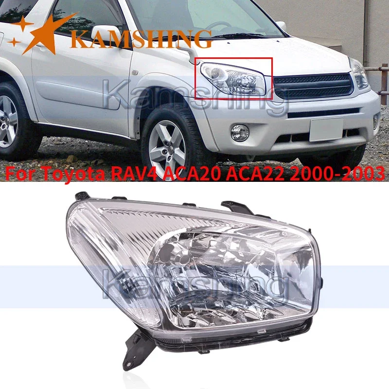 CAPQX For Toyota RAV4 ACA20  ACA22  2000 2001 2002 2003 car lights Front Bumper Headlight Headlamp Head Light Head Lamp