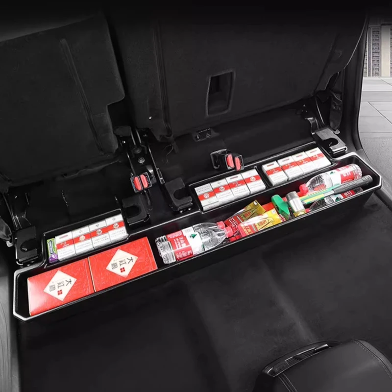 For Great Wall Poer Gwm 2019-2023 Under Seat Storage Box Case  Organizer Vehicle Underseat Drawer Holder