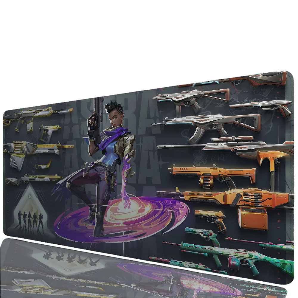 Game Valorant Mousepad Large Gaming Mouse Pad LockEdge Thickened Computer Keyboard Table Desk Mat