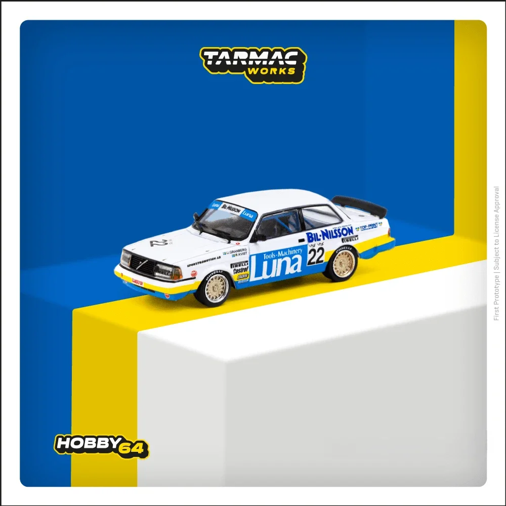 Tarmac Works 1:64 240 Turbo ETCC Zolder 1984 Winner  Model car