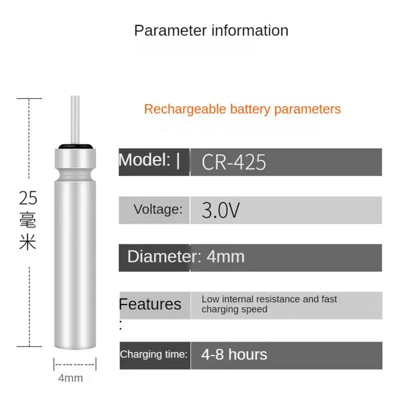 10-50PCS Night Fishing Floats Light Luminous CR425 3.6V Lithium Battery Charger Set Buoy Tools Fresh Water Bobber Pesca Tackle