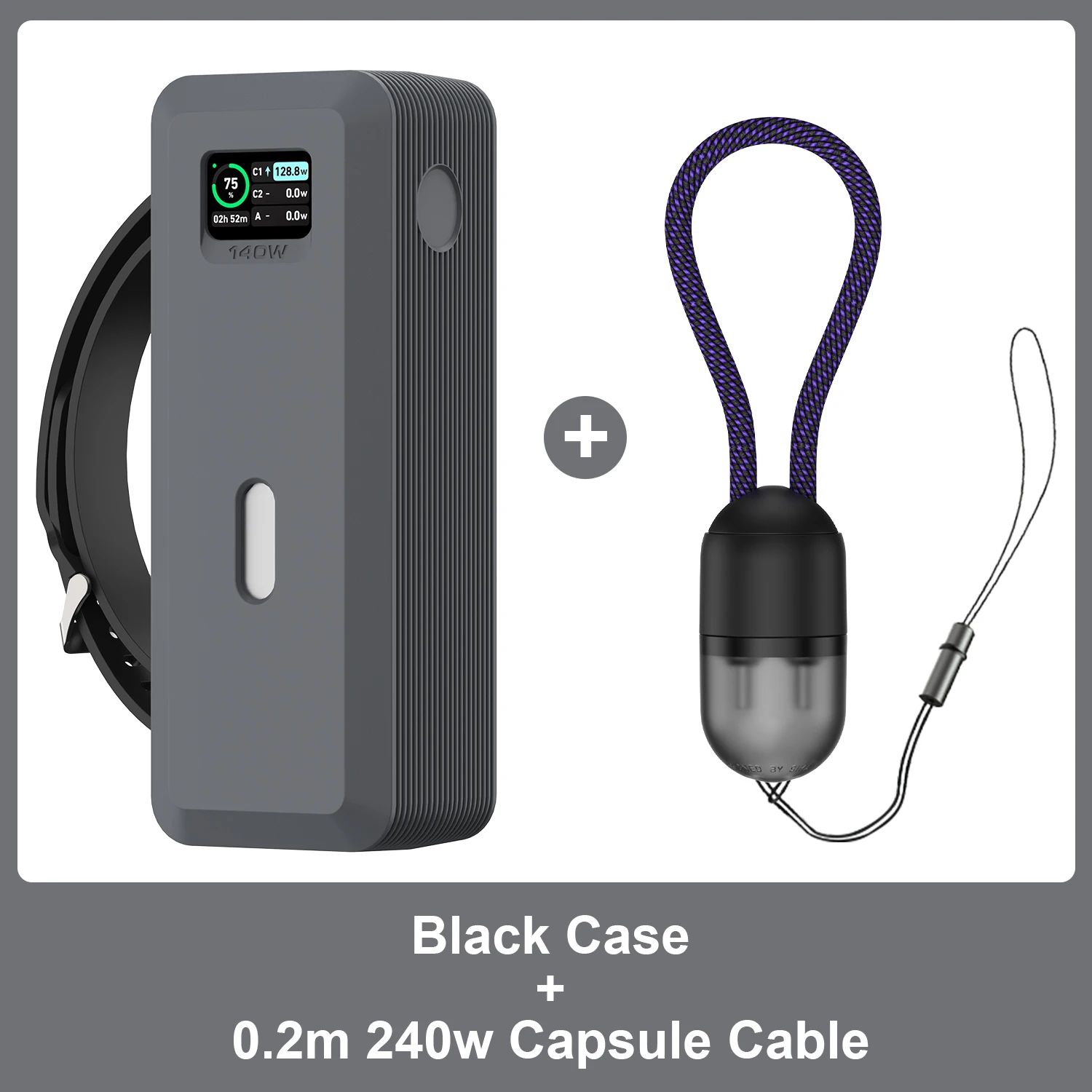 Silicone Case for Anker 737 Power Bank 140W 24,000mAh 1/4-inch nut