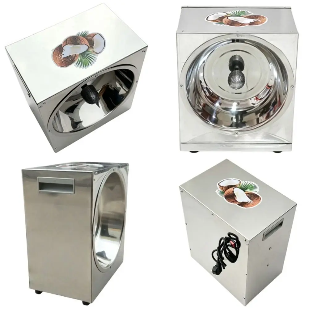 Stainless Steel Electric Coconut Meat Grater Automatic Safe Coconut Scraper Heavy Duty EU Kitchen Coconut Shredder Fruit Tool