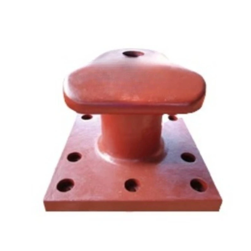 Cast iron bollard, dock bollard, double-post duckbill dock pillar
