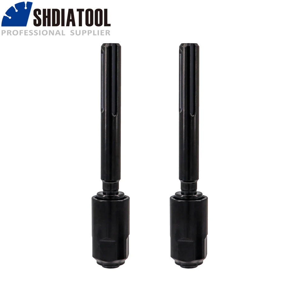 

SHDIATOOL 1pc or 2pcs SDS Plus To SDS Max Chuck Adapter Connecting Power Accessories Drill Bits Converter Hammer Drill Bits Tool