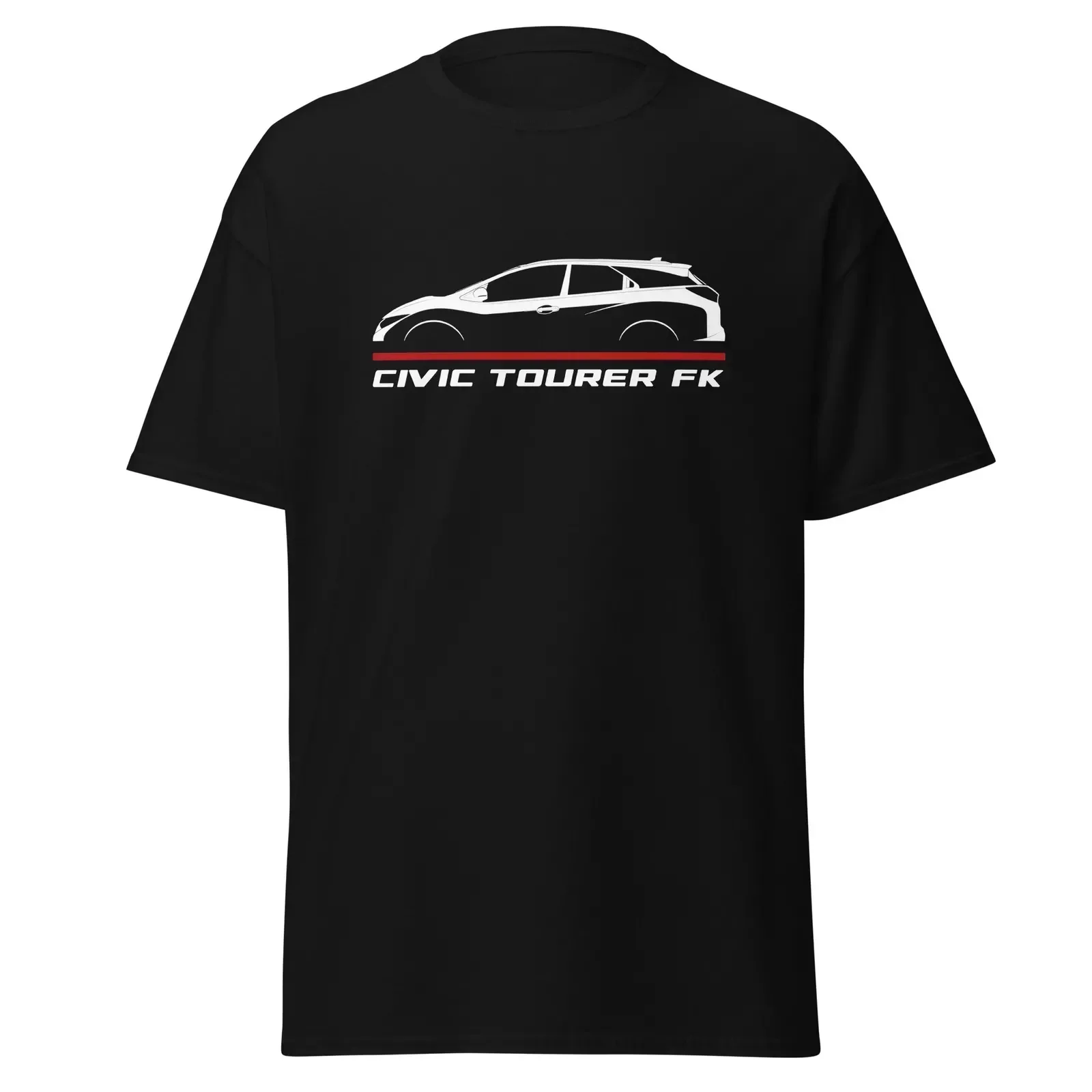 2024 Men T Shirt Casual Hondas Civic Tourer FK 2016-2021 Enthusiast T-shirt Graphic Summer Short Sleeves 100% Cotton S-3XL Tee