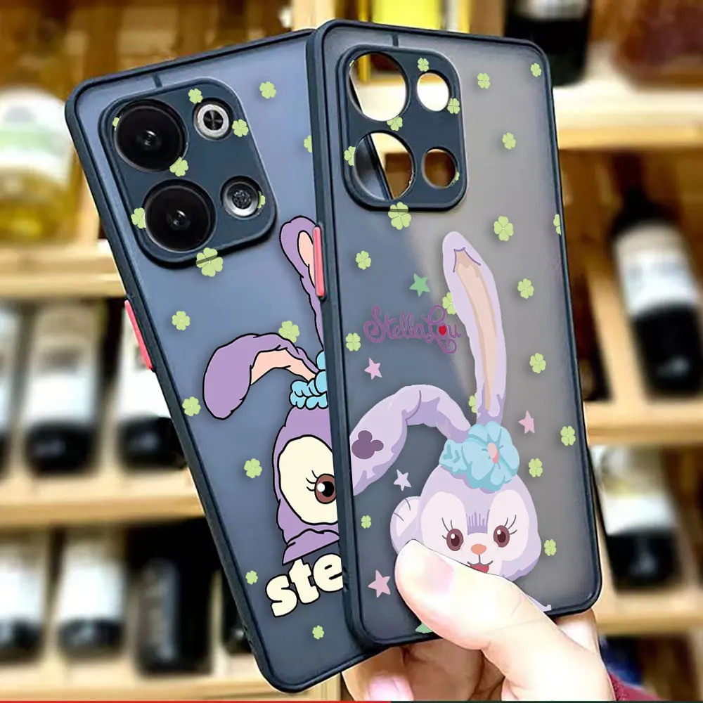 

Cartoon Cute StellaLou Matte Phone Case for OPPO RENO 8 8T 7Z 7 6Z 6 5 4 3 2F PRO PLUS 4G 5G Silicone Edge Hard Case Funda Shell