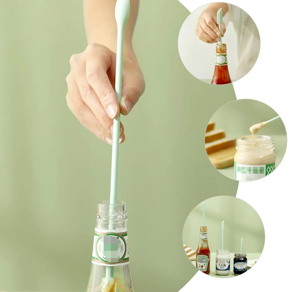 

3Pcs Silicone Scraper Set Jam Spatulas Flexible Dessert Butter Cream Kitchen Gadget Silicone Scraper Jam Spatula