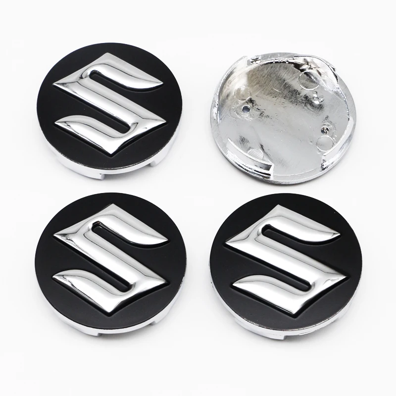 54mm 60mm 4Pcs Wheel Center Hub Caps Cover Logo Emblem Badge For Suzuki Tianyu SX4 Shangyue Ruiqi New Alto Swift