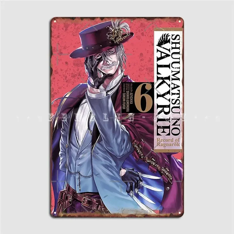 The Ripper Shuumatsu Cover Poster Metal Plaque Club Bar Classic Club Home Plaques Tin Sign Posters