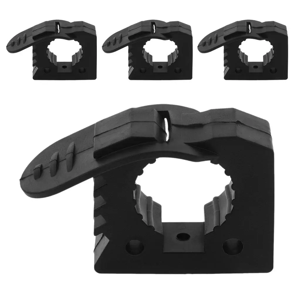 

4 Pcs Quick Installation Clamps for 3 4cm Pipes Rubber Fasteners Automotive Fixtures Boat Truck Roof Rack Accessories Reliable