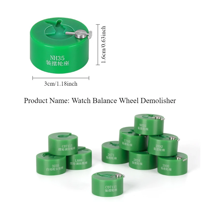 Balance Wheel Holder For 2824/C07111/2892/2671/7750/2000/NH36 Movement Watch Repair Tools Balance Wheel Holder Watch Accessories