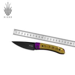 Kizer EDC Folding Knife Mini Momo V3663A1/C1/C2 Nitro-V/154CM Blade with Aluminium Handle Outdoor Camping Knives 2025