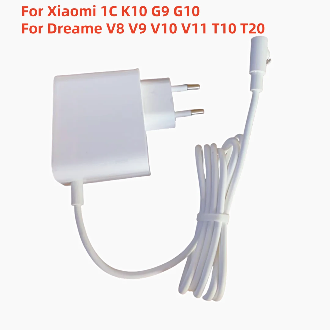 For Xiaomi 1C K10 G9 G10 For Dreame V8 V9 V10 V11 T10 T20Handheld Wireless Vacuum Cleaner Charger Power Adapter Accessories