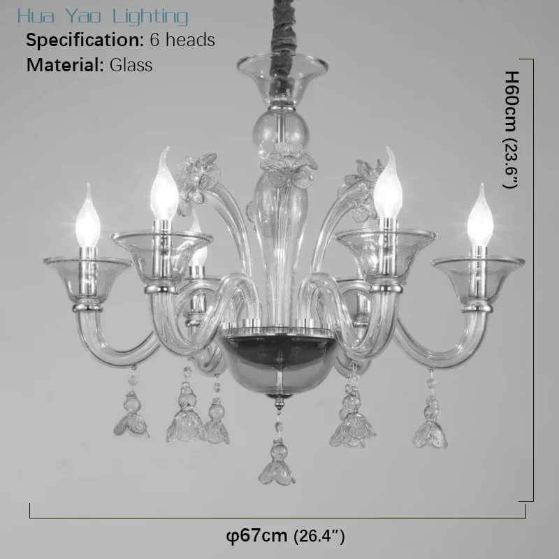 European Pendent Lamp Green Candle Lamp Luxury Art Living Room Restaurant BedroomVilla Hotel KTV Chandelier