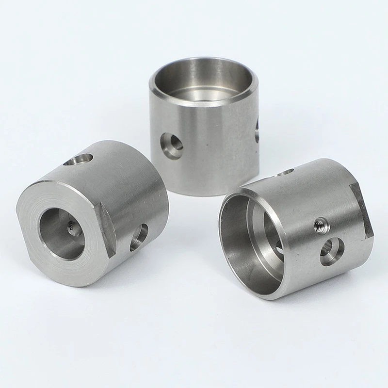 

Custom CNC Milled Stainless Steel Bushings Custom Turning Milling Steel CNC Machining Metal Parts