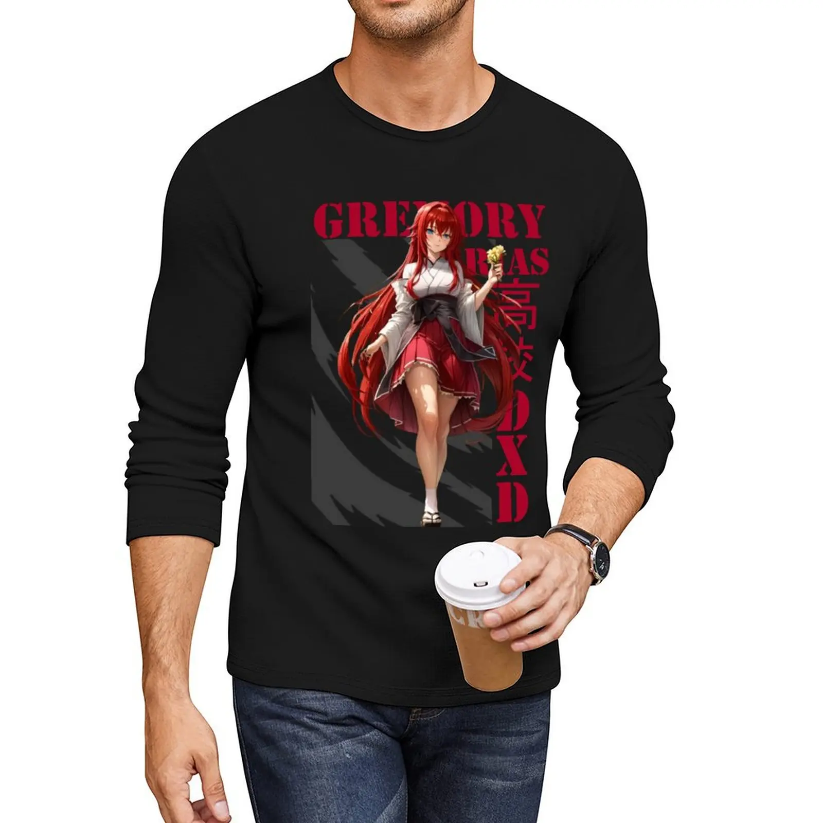 Rias Gremory Long T-Shirt hippie clothes sweat shirt sublime t shirt tees tshirts for men