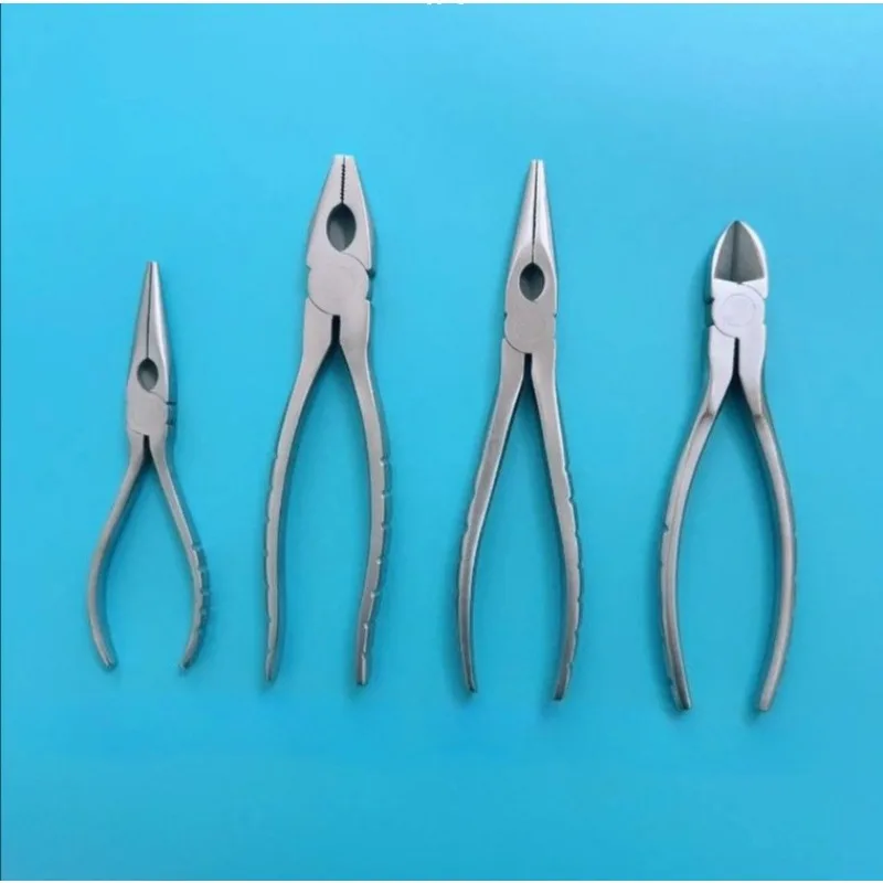 Orthopedic Wire Cutting Pliers Stainless Steel K Wire Cutter Combination Pliers Needle Nose Diagonal Tool Instrument