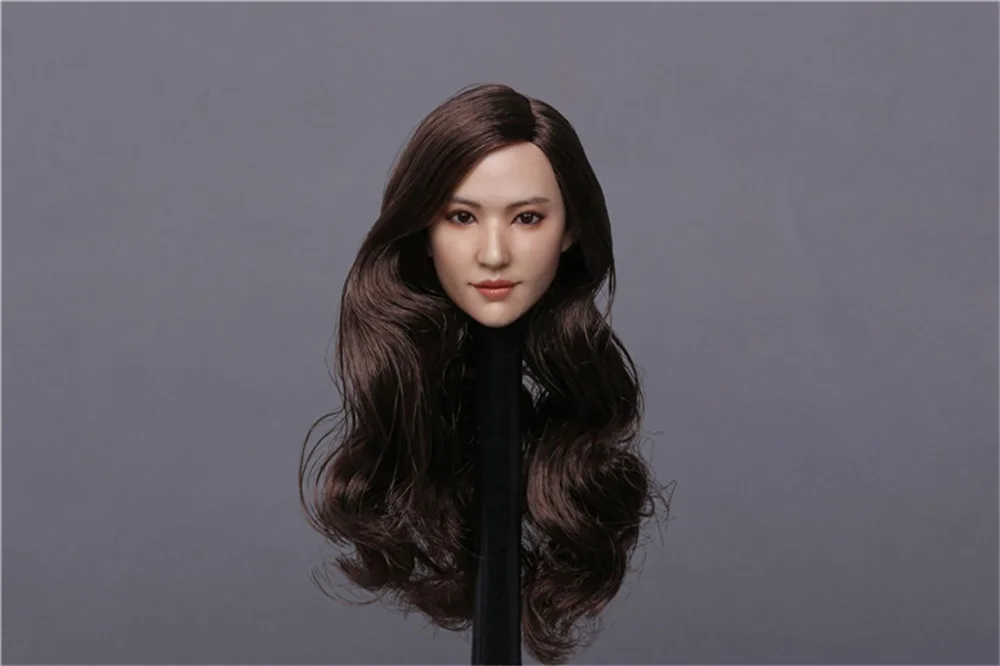 

Для продажи 1/6 GACTOYS GC015 Asia Beauty Female Liu Yifei Реалистичная голова с длинными волосами, модель может подойти в основном для 12-дюймового тела