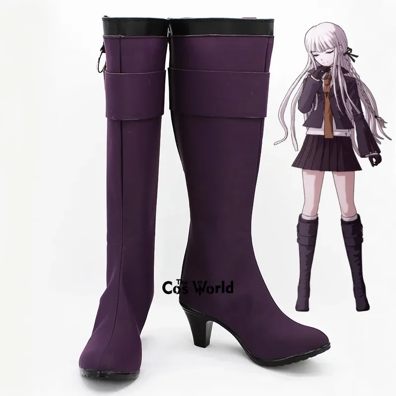 

Danganronpa Kirigiri kyouko anime games customize cosplay high heels shoes boots