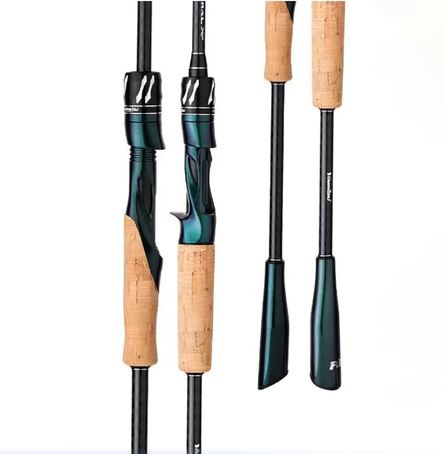 

Оптовая продажа, длина 6 футов 8 дюймов, 1,98 м, 2,13 м, 2,28 м, быстрое действие ML, 2 секции, углеродное волокно, морская рыбалка, удочка для дальнего заброса