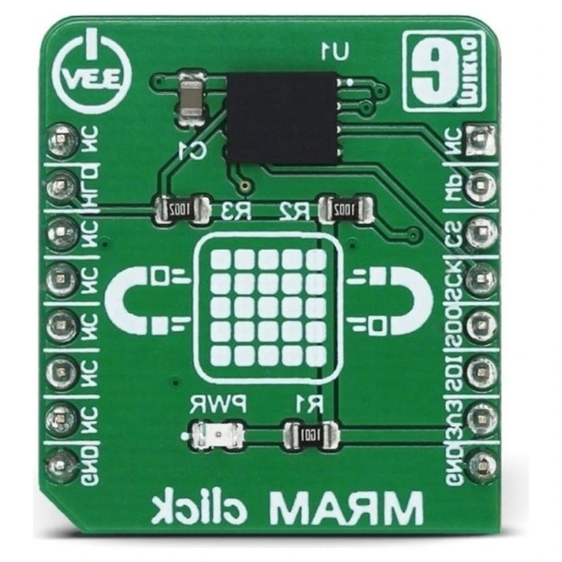 MRAM Click Board MIKROE-2914 MR25H256A Memory Module Development Tool