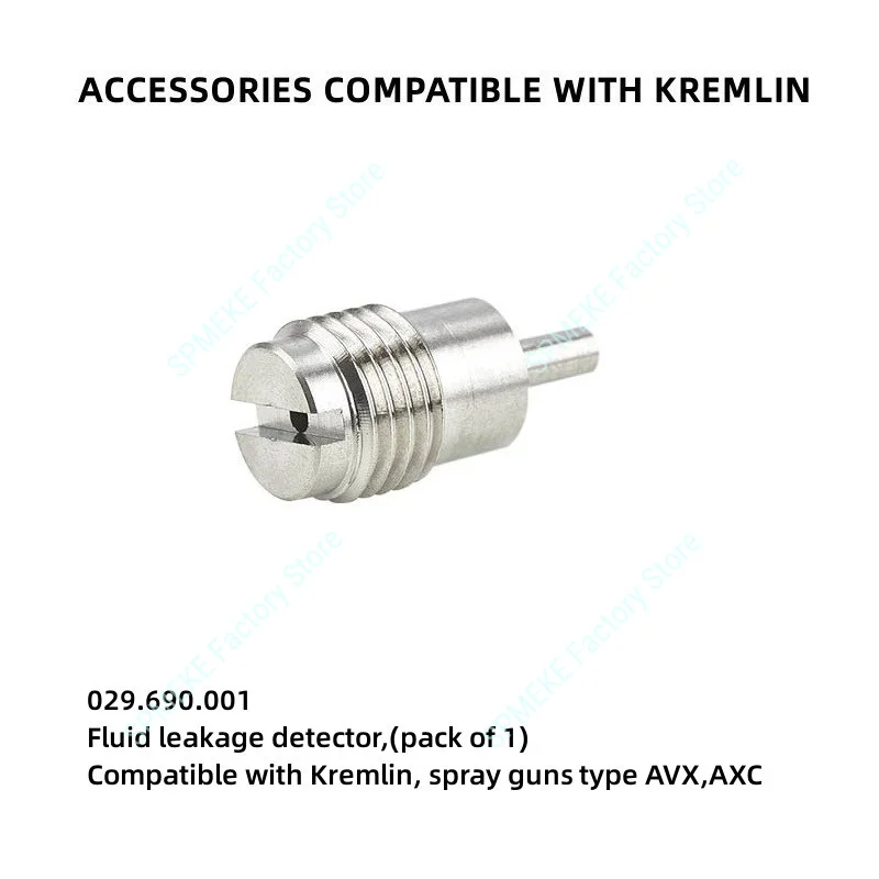 Accessories Compatible With Kremlin, Spray Guns Type AVX, AXC,Needle Cartridge Assembly,Seat Holder,Seat in S.Steel With Seal