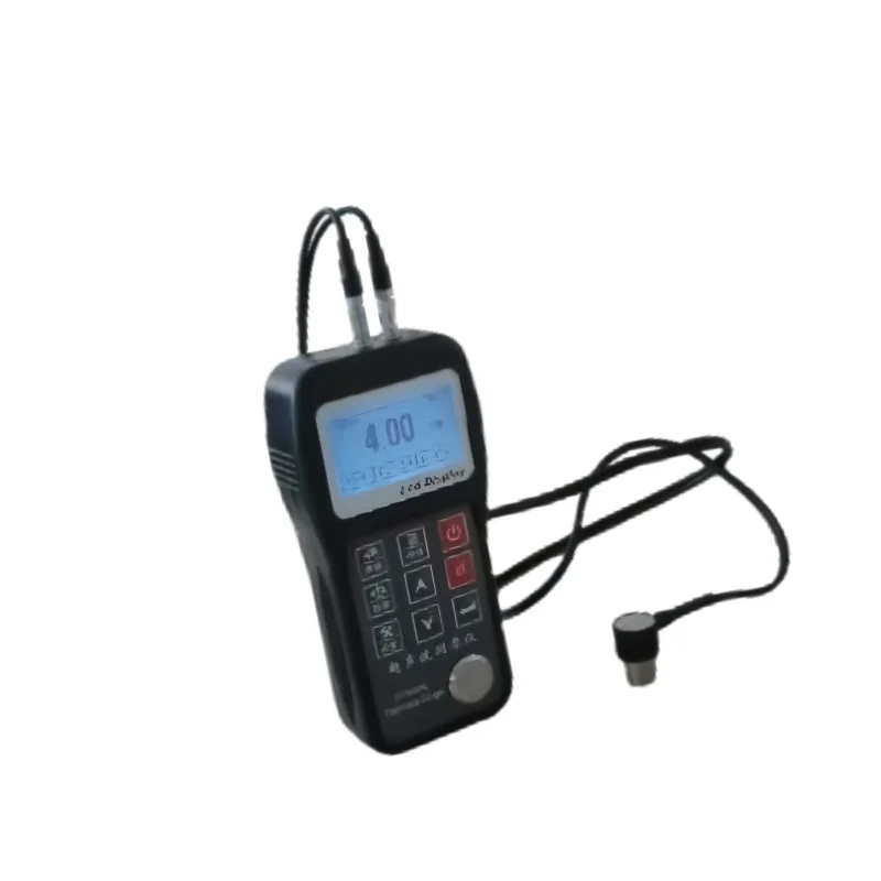 

TT130 high-precision ultrasonic thickness gauge, measuring the thickness and speed of sound of metals