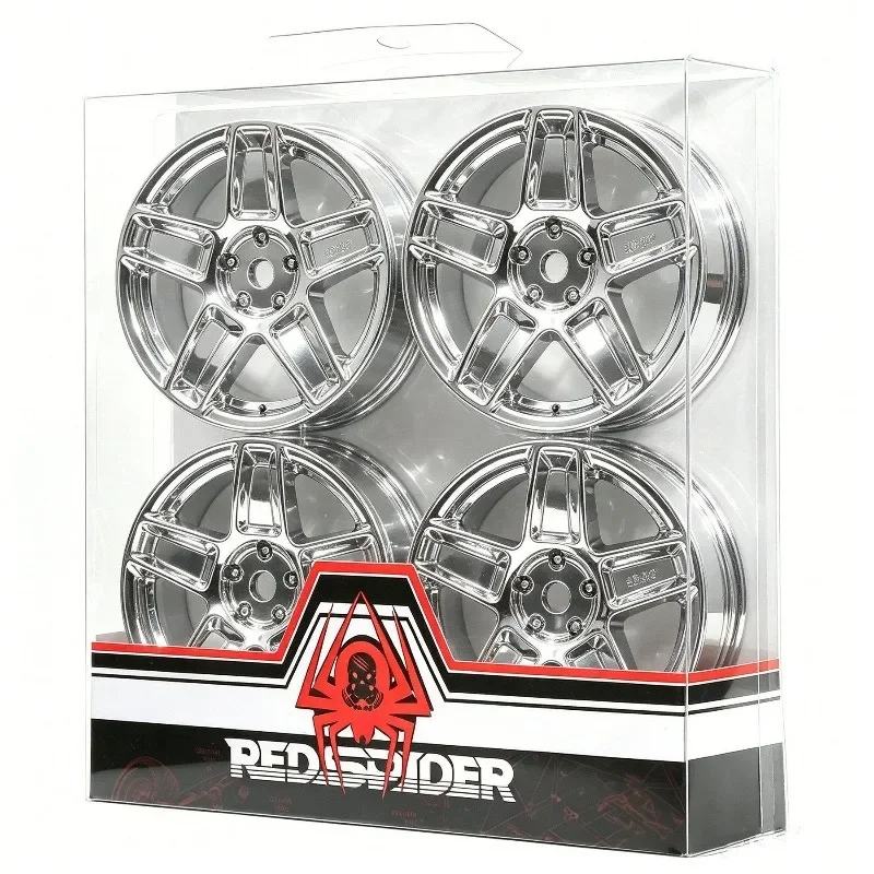 4PCS 1/10 RC On Road Wheels Hubs 12mm Hex Hard Plastic Drift Rims for 1:10 TT01 TT02 XV01 A959 PTG2 144001 HPI KYOSHO HSP PTG2