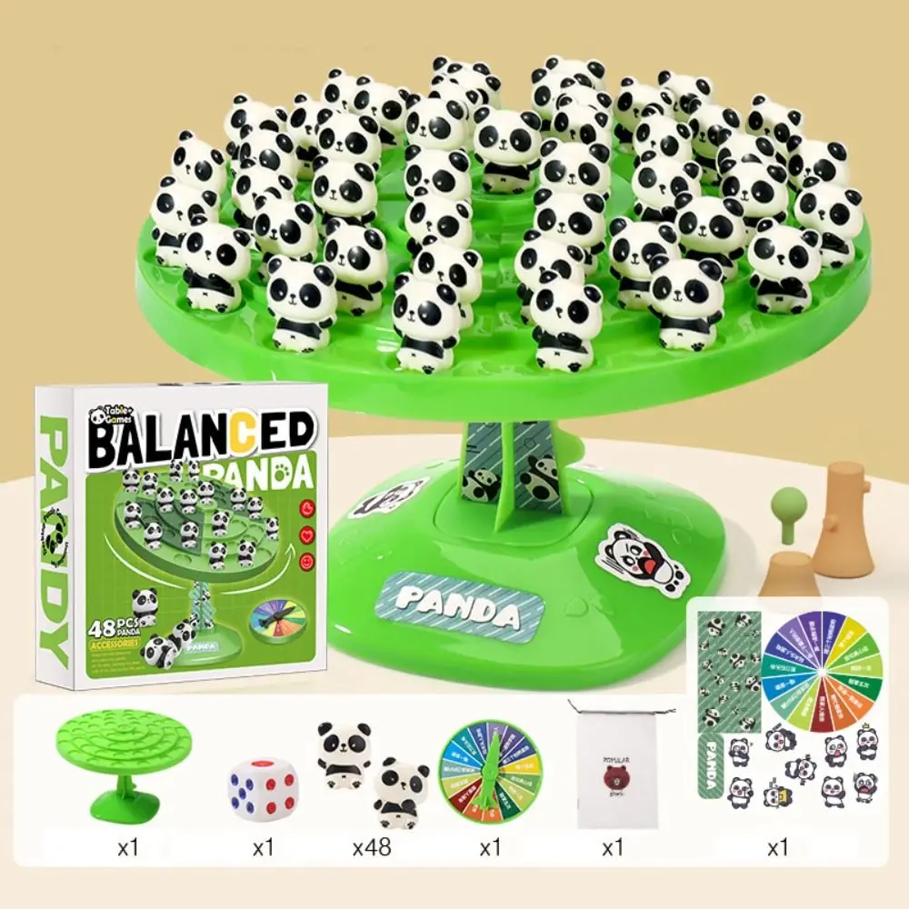 

Parent-child Balance Tree Toy Interactive Counting Tree Montessori Math Toy Learning Board Game Panda Balancing Board Puzzle