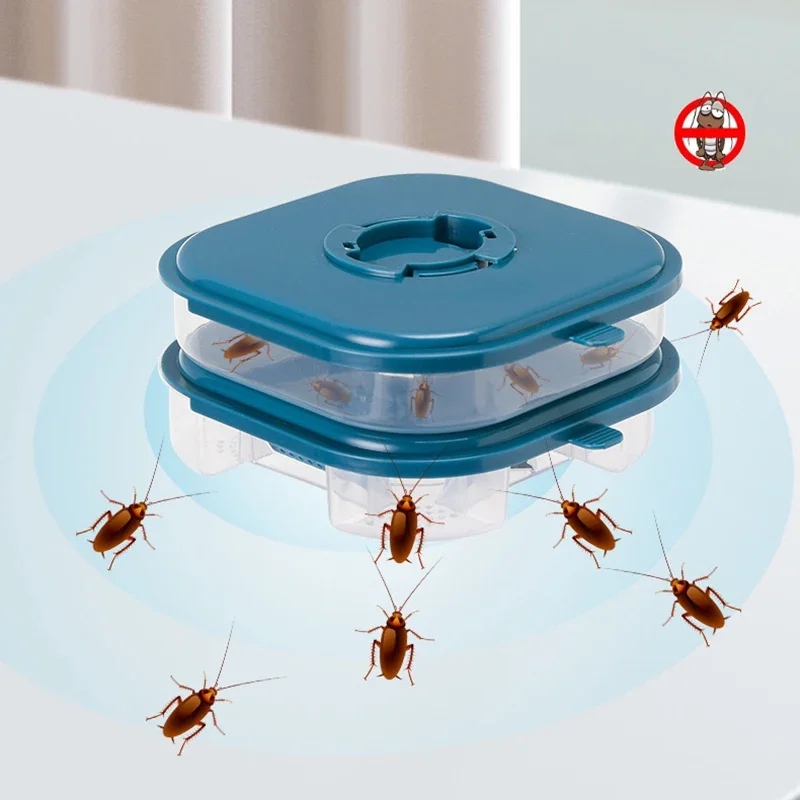 Cockroach Trap Box Cockroach Insect Catcher Cockroach Killer Reusable Household Traps Pesticides for Kitchen Garden