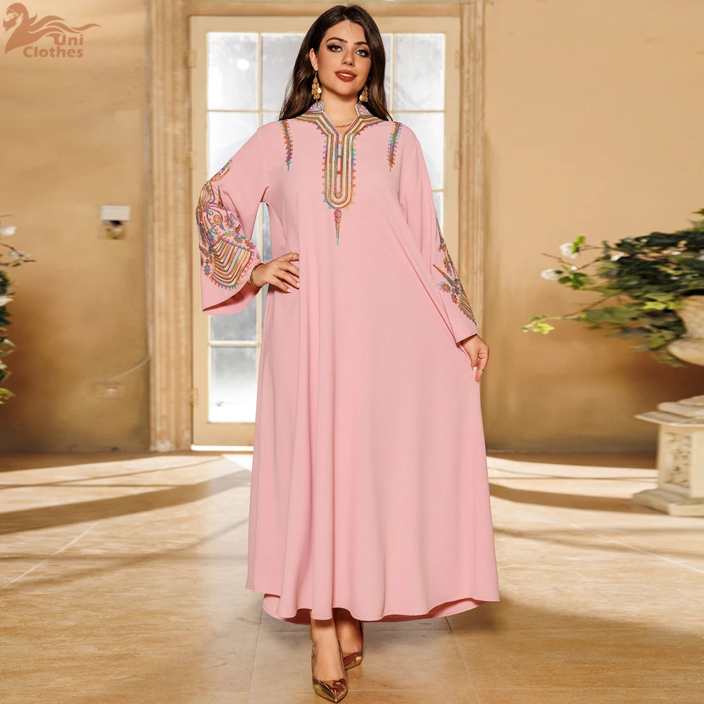 Eid Muslim Abaya Morocco Fashion Robe Corban Dubai Elegant Party Dresses Islamic Kaftan Arab Women Clothes Middle East