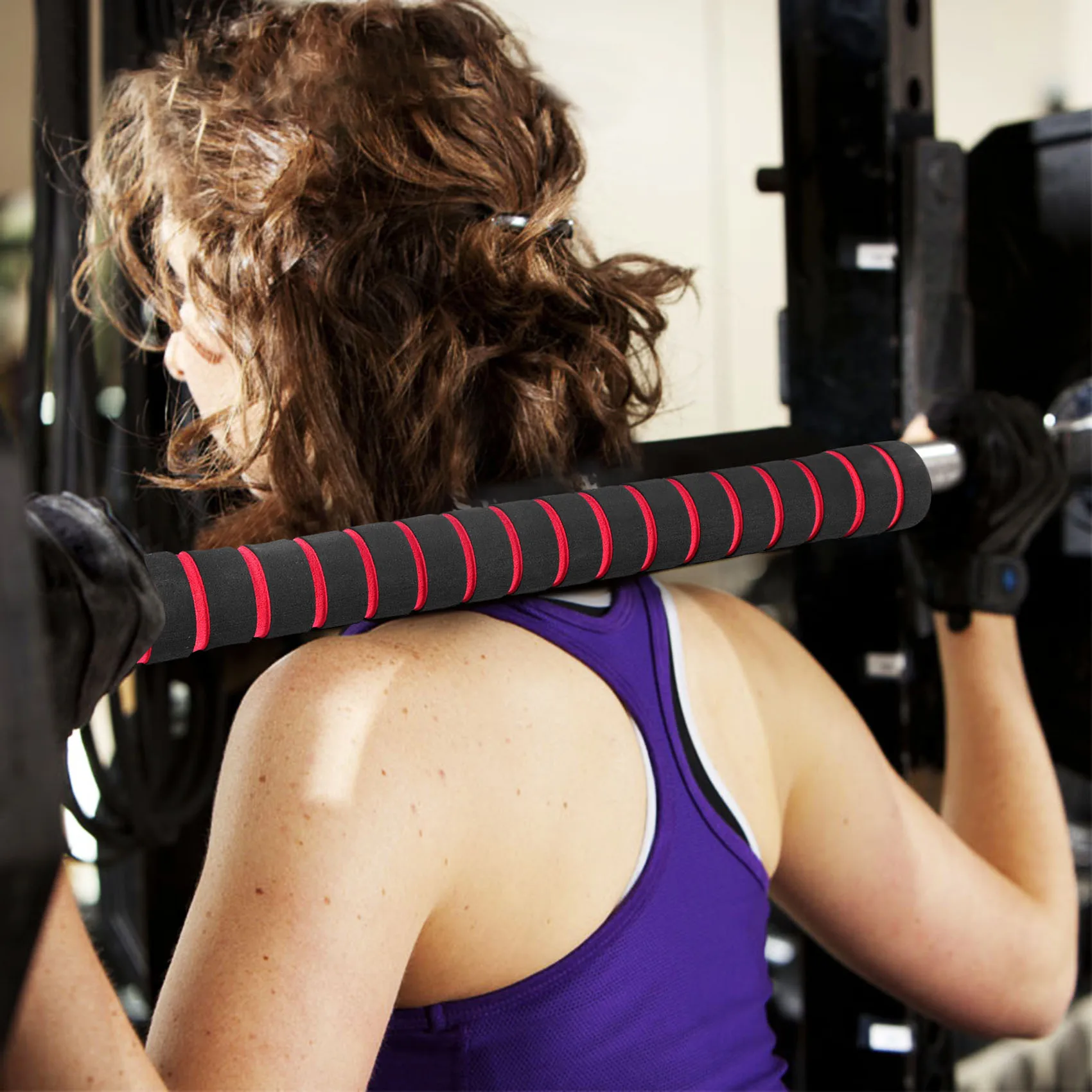 Accessori per sollevamento pesi con barra di collegamento per manubri da 40 cm per palestra domestica