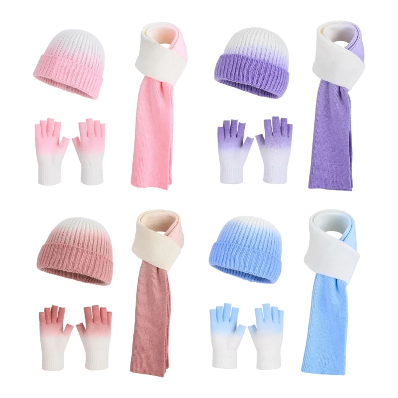 U90E Coordinated Three Piece Winter Set for Daily Commutes and Walks