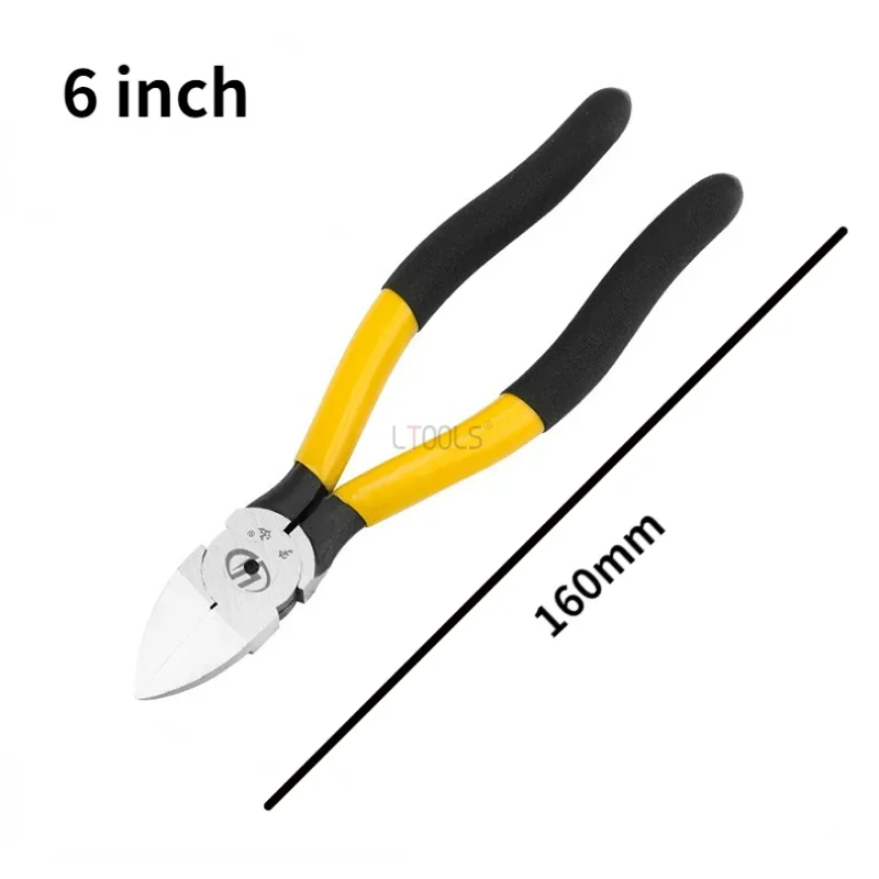 Diagonal Pliers Electrical Wire Cable Cutters Cutting Side Snips Flush Pliers Hand Tools 5/6/8inch Wire Stripper Plastic Nippers