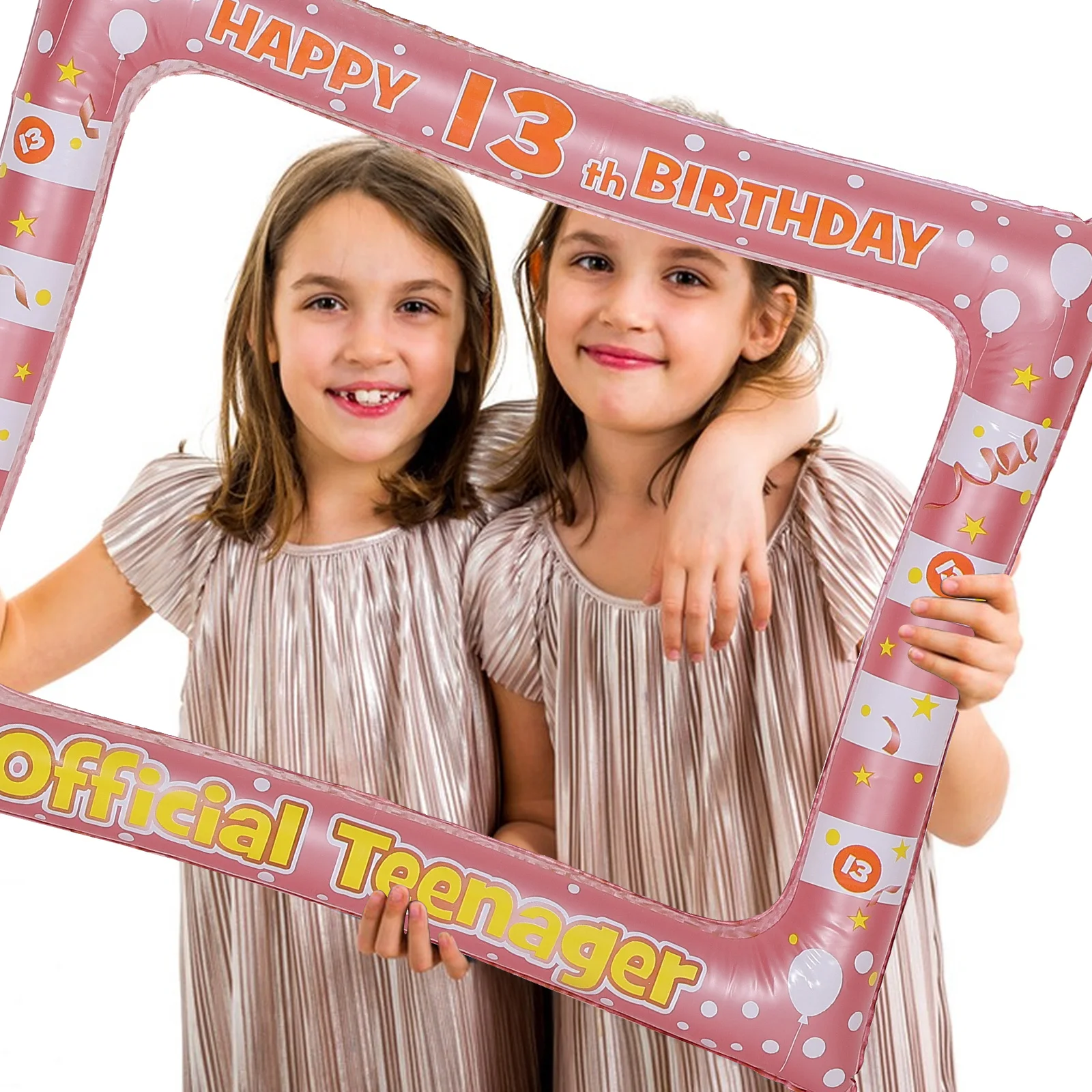 

Inflatable Photo Frame Birthday Booth Prop Party Venue Setting Props Supplies Pvc Fun