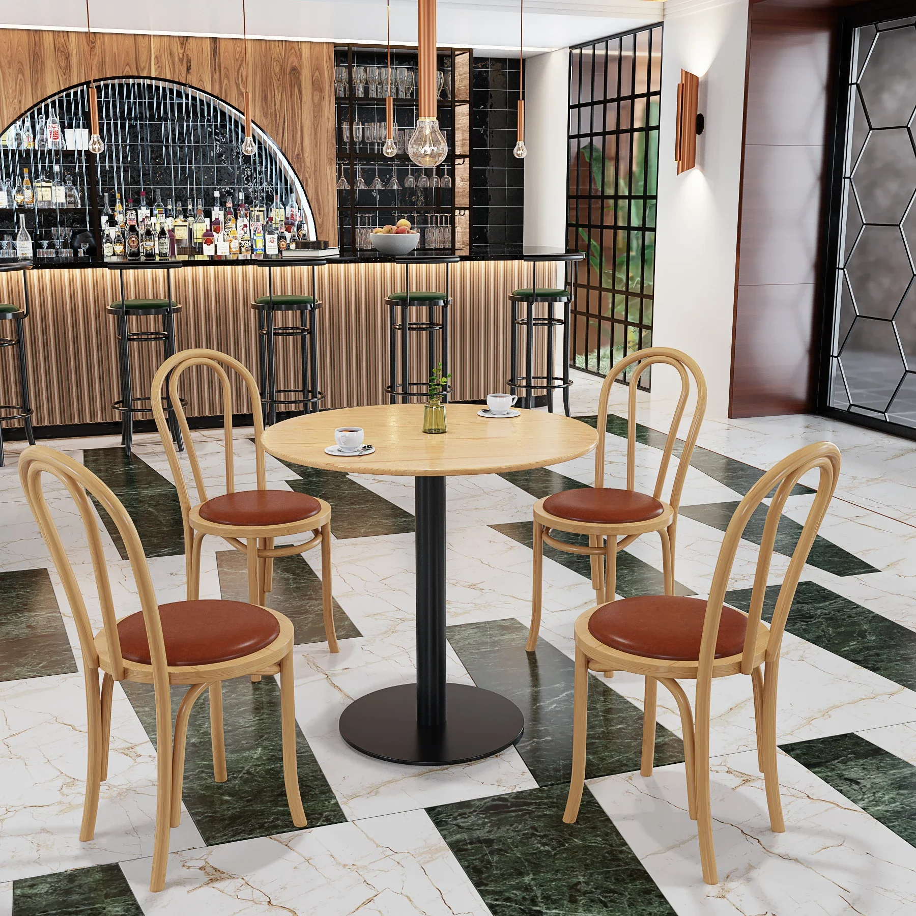 Cozy Restaurant Furniture Sets Restaurant Seating Guangzhou Mingmeng Design Restaurant Tables And Chairs