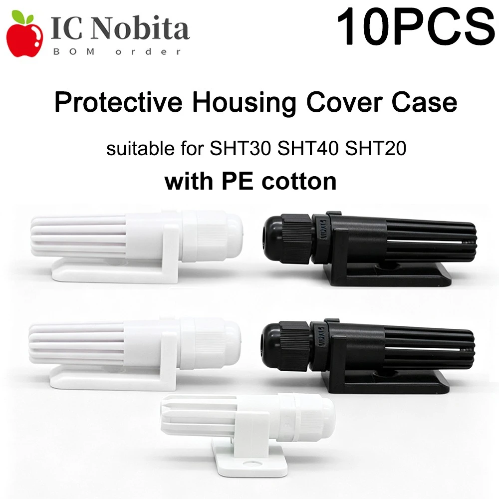 10PCS Protective Housing Cover Case for SHT30 SHT40 SHT20 SHTC3 AHT21 SHT10 Temperature and Humidity Sensor Probe