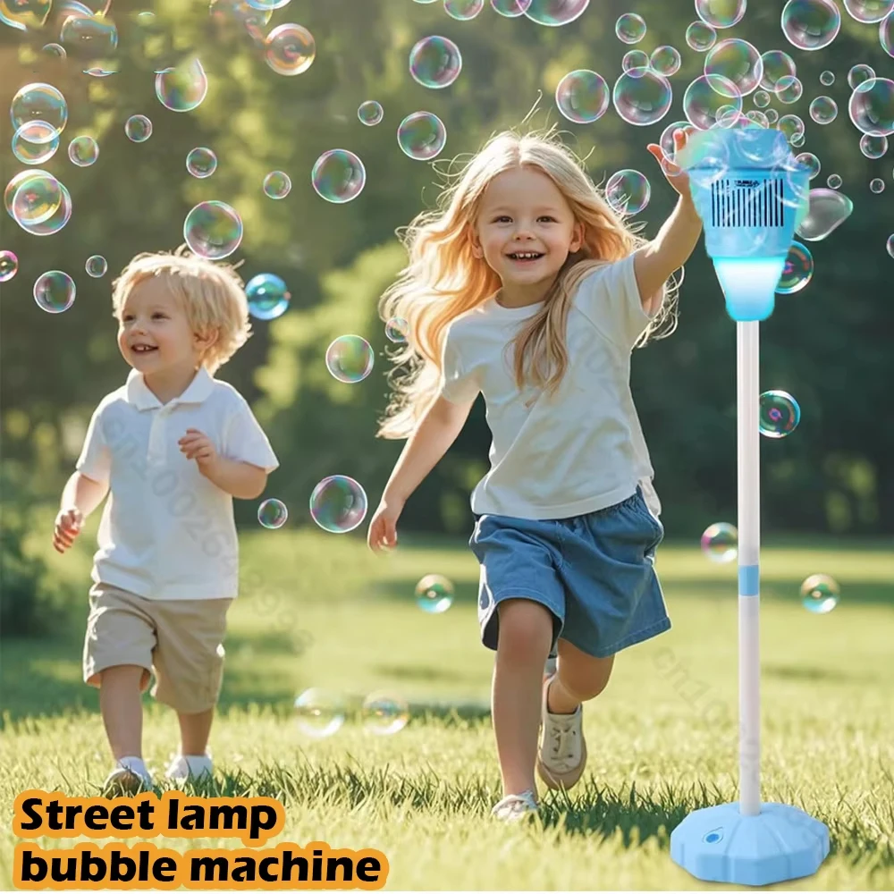 

Автоматическая подставка для пузырьковой машины со световым музыкальным уличным фонарем, пузырьковый светильник для двора, регулируемый кронштейн, свадьба, день рождения