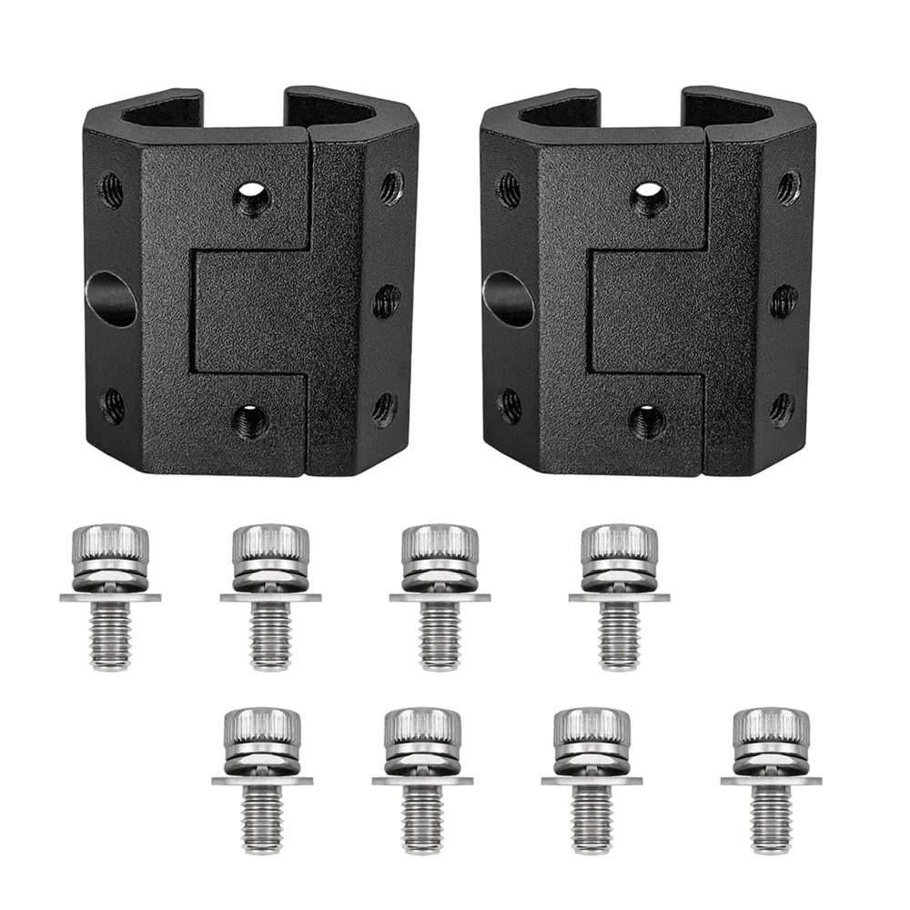 

1Pair Rail Clip For Milwaukee Packout System Rails Universal Black Mounts-Side on Packout Rail Corner