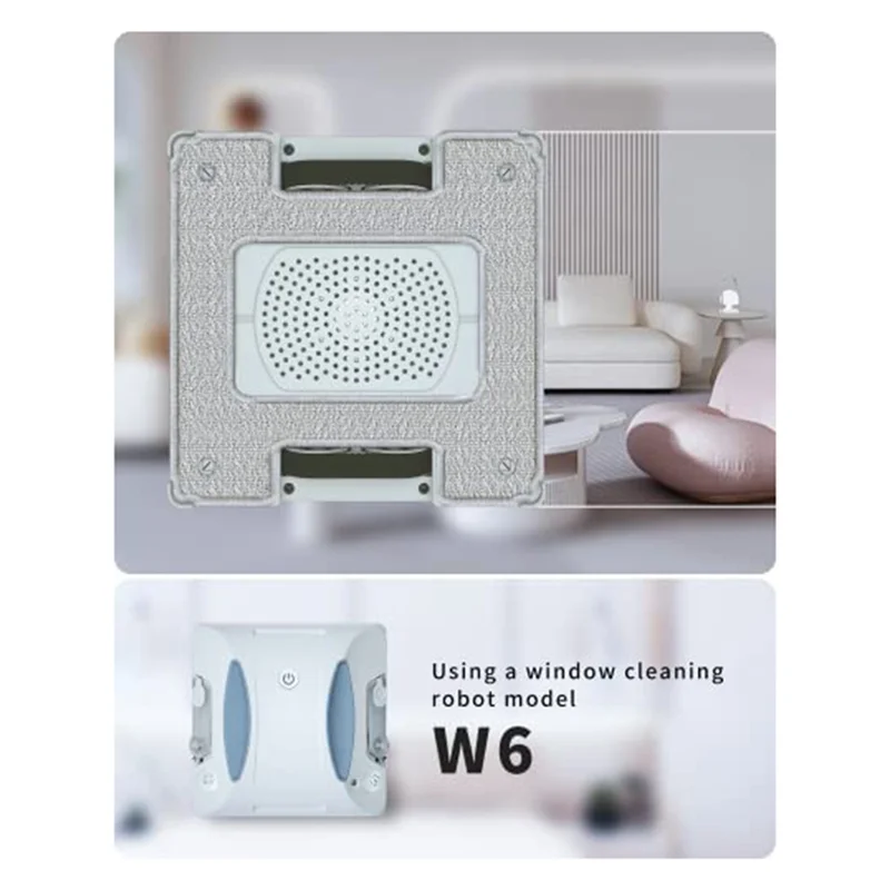 Чистящая одежда из микрофибры ABGU для робота W850/830/W920/W1, многоразовая, можно стирать в машине, сменный набор, 6 шт.