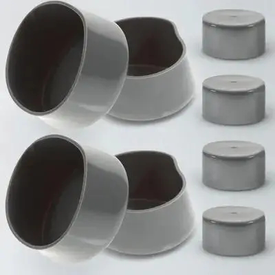 

8pcs Trailer Wheel Bearing Rubber Caps Replacement Protector Dust Cover Axle Grease Cap For Small Trailers Corrosion Resistant