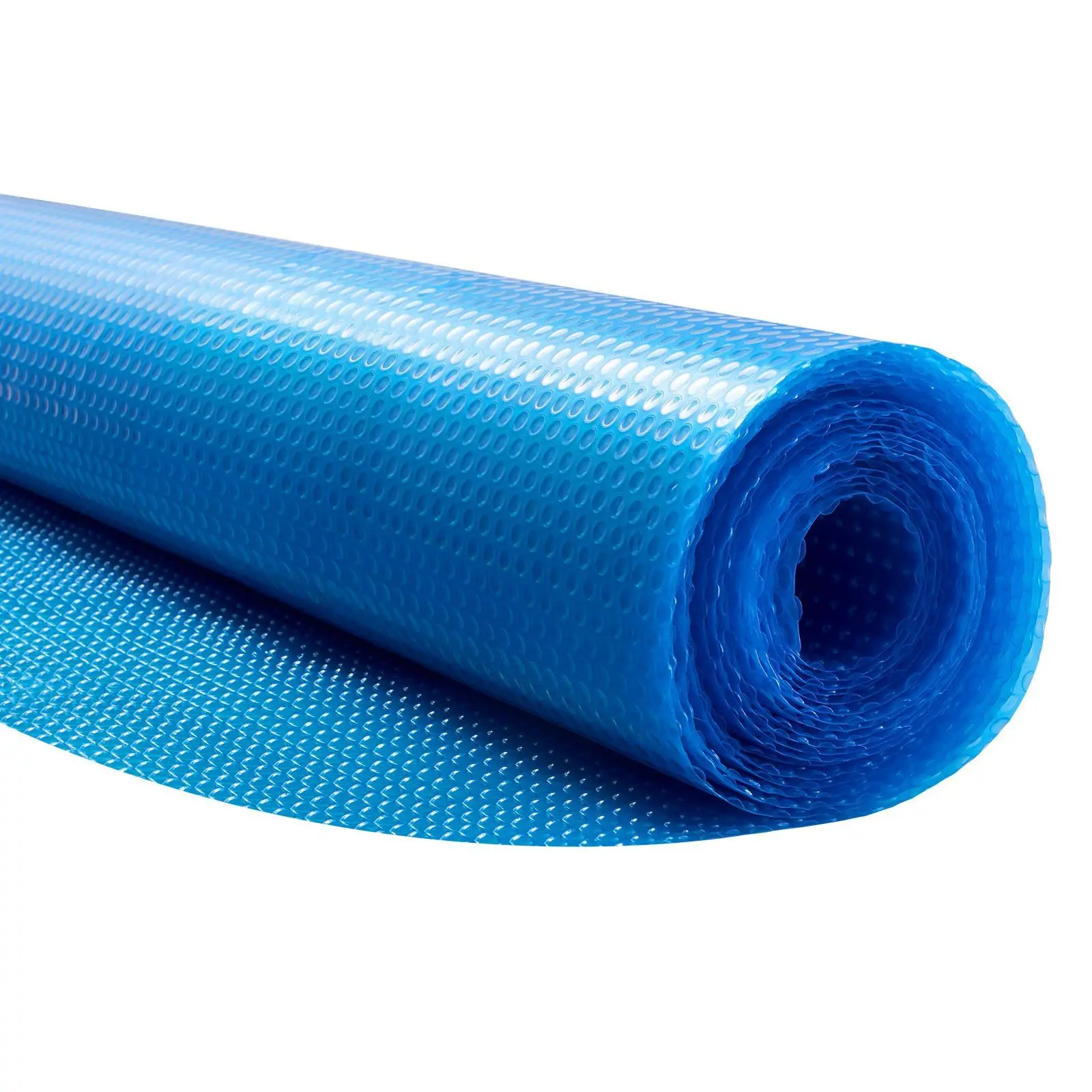 

Солнечное покрытие для бассейна, круглое пузырьковое покрытие для бассейна 18 футов, солнечное одеяло для бассейнов толщиной 16 мил с пузырьковой и полиэтиленовой пленкой, поглощение тепла днем