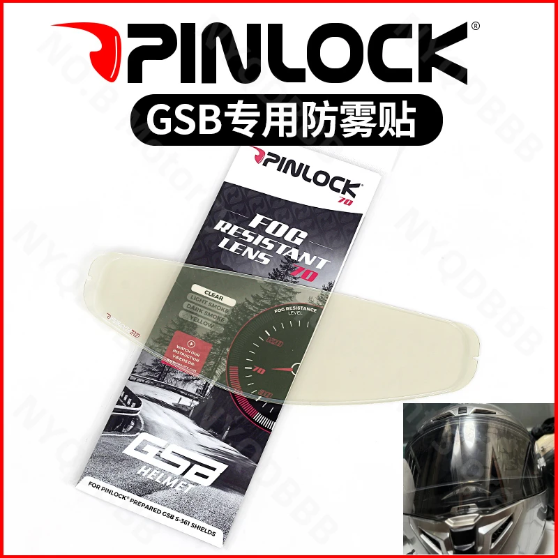 GSB Helmet Lens Anti-fog Sticker Full Helmet JV01 PINLOCK 30 G-361 70 G-361GT XP-22 Lens Anti-fog Sticker