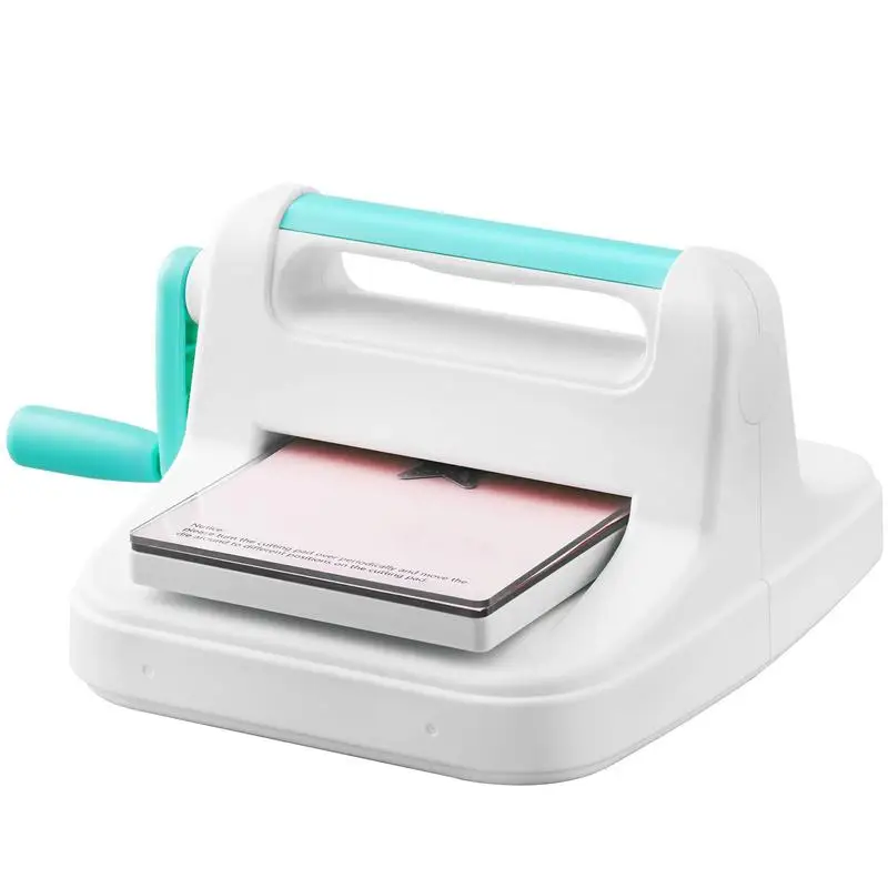 

Free Shipping-Manual Die Cutting & Embossing Machine, Portable Cut Machines, 6 inch Opening Scrapbooking Machine Full Kit Included, For Arts & Crafts, Scrapbooking, Card Making and Crafting, White