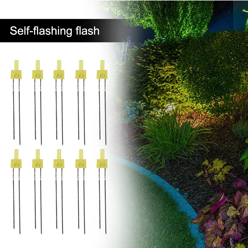 Brand New Flashing LED 3V DC Diffuse Flashing LED Tower Diffuse LED Self-flashing Flash Light Garden Decoration